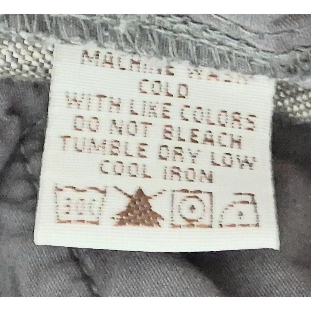 Madda Fella Key West Shorts  Men's Size 40 Gray 100% Linen Pockets Preowned‎